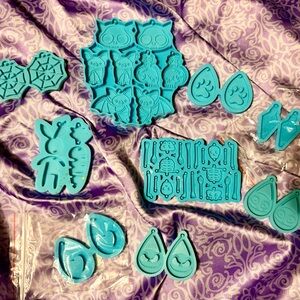 Teal Silicone Craft Molds